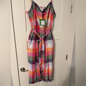 Colorful Striped Sleeveless Dress